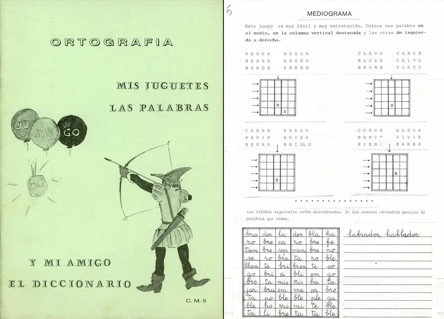 El cuaderno con el que empezó todo, hecho a mano por Pedro