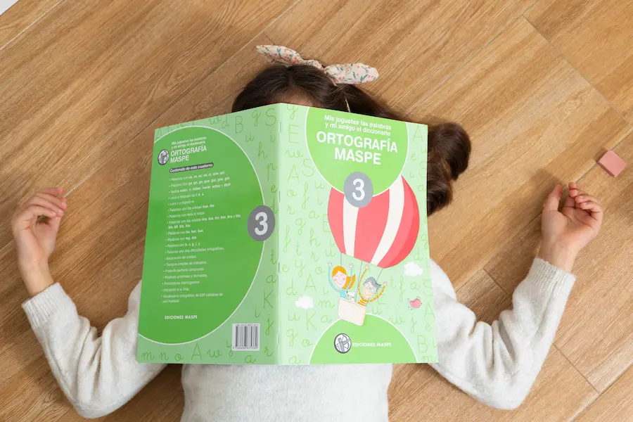 Cuaderno de ortografía Maspe 3 para tercero de primaria con ejercicios y vocabulario